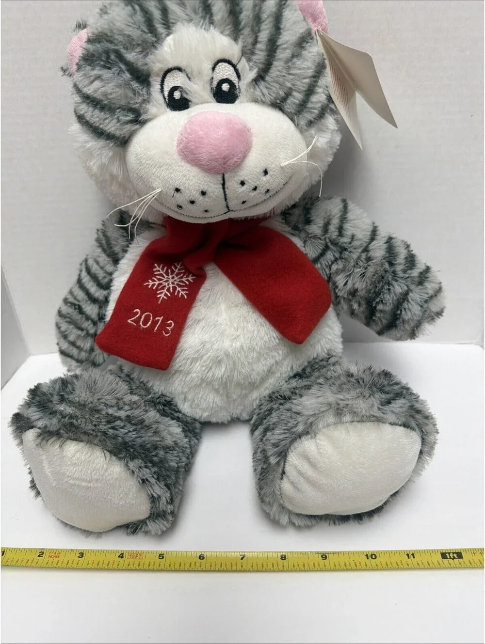 PetSmart Plush Dog Toy Lucky the Cat Squeaker 12